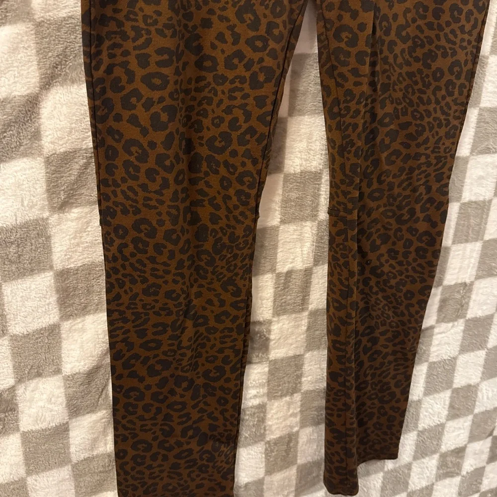 Sanctuary Leopard Affair Social Standard Skinny Pants Size XL/ Extra Large - Picture 4 of 14
